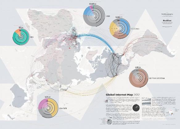 Глобальная карта интернета