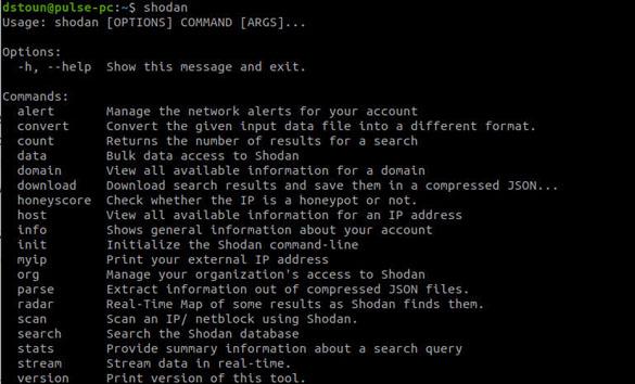 Справка по использованию Shodan Справка по использованию Shodan